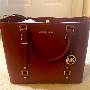 Michael Kors Bedford Legacy Leather Tote Brandy